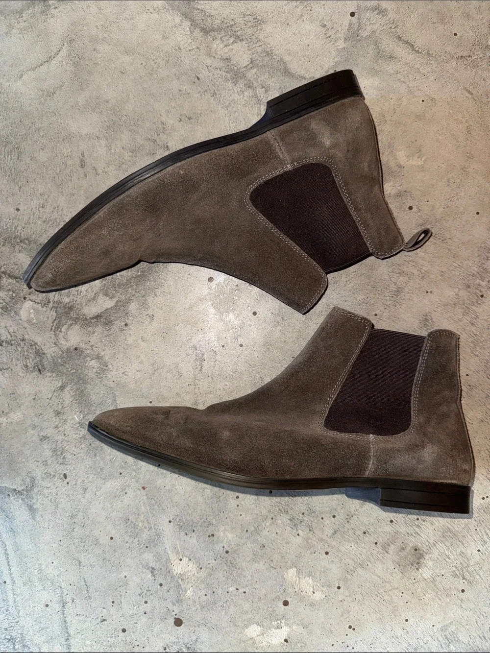 ASOS Men's Taupe Suede Chukka Chelsea Boots